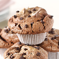 Chocolate Angel Food Muffins
