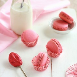 Rhubarberric Macarons