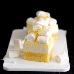 Lemon Almond Vanilla Cake