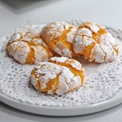 Lemon and Coconut Crinkles