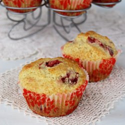 Strawberries and Cream Muffins