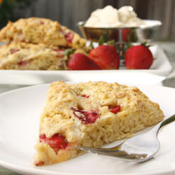 Strawberry Basil Scones