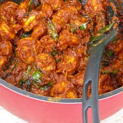 Spiced, Aromatic Prawn Roast