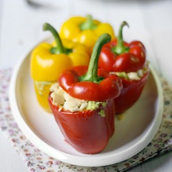 Peppers Stuffed with Ricotta Pesto