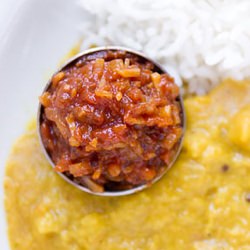 Tomato Ramp Chutney