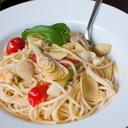 Bucatini w/ Artichokes
