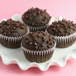 Chocolate-Chocolate Chip Muffins