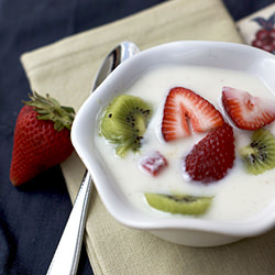 Strawberry Yogurt Soup
