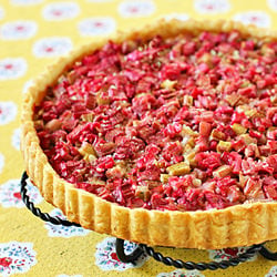 French Rhubarb Tart