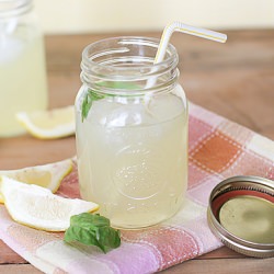Basil and Mint Lemonade