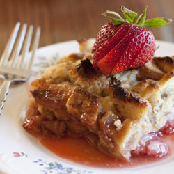Strawberry Rhubarb French Toast