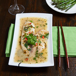 Tilapia in Thai Green Curry