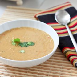 Spiced Coconut Lentil Soup