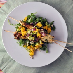 Cilantro Chicken Skewers