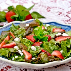 Strawberry Mint Salad