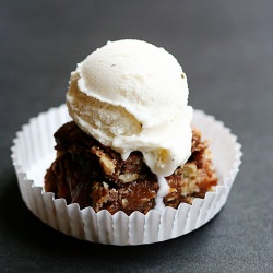 Oatmeal Milky Way Brownie Bars