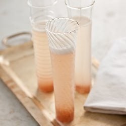 Rhubarb Bellinis