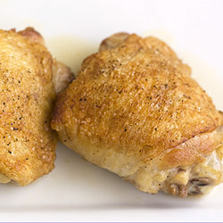 Pan-Fried Chicken Thighs