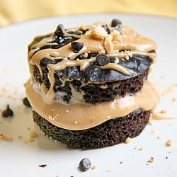 Chocolate Cake w/ PB Drizzle