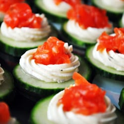 Smoked Salmon Canapes