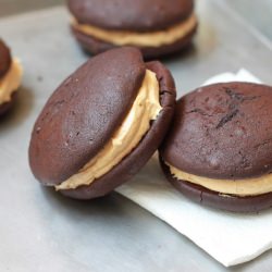 Chocolate and Peanut Butter Whoopie