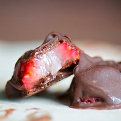 Frozen Strawberry Bites