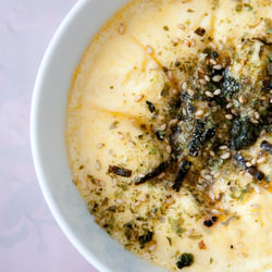 Steamed Egg with Scallops