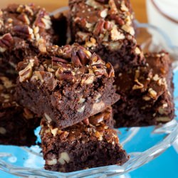 Pecan Brownies w/ Choc Chunks