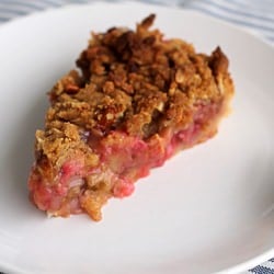 Rhubarb & Strawberry Tart