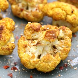 Roasted Cauliflower with Curry