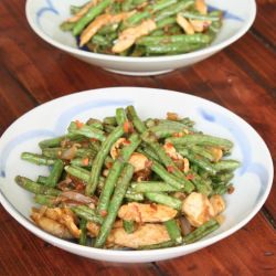 Stir-fry Long Beans with Chicken