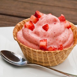 Strawberry Banana Sorbet