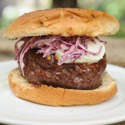 Burger With Spicy Slaw
