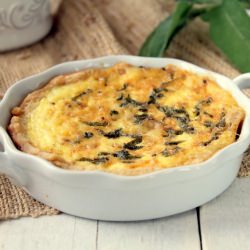 Brown Butter, Sage, and Parmesan Quiche