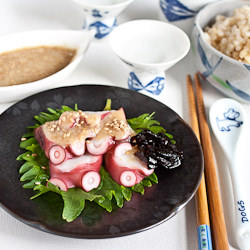 Octopus w/ Sesame Dressing