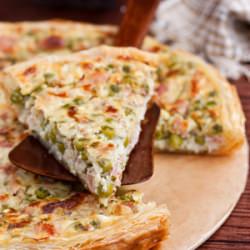 Peas and Ham Tart