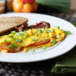 Heirloom Tomato Omelet