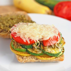 Parmesan Pesto Veggie Sandwich