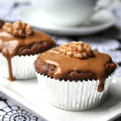 Coffee Walnut Muffins