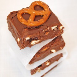 Chocolate Pretzel Fudge