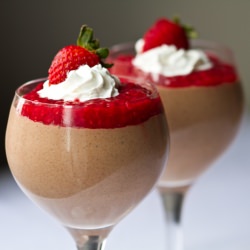 Chocolate Pudding and Berries