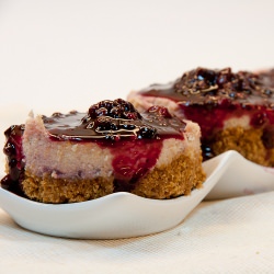 Blackberry Cheesecakes