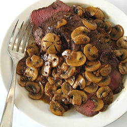 London Broil w/ Mushrooms