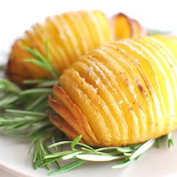 Rosemary-Garlic Hasselback Potatoes