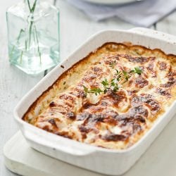 Turnip Gratin with Pancetta