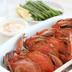 Steamed Blue Crabs
