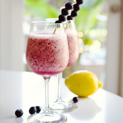 Blueberry Lemonade Slushie