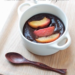 Chocolate & Peach Flognarde