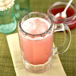 Homemade Strawberry Soda