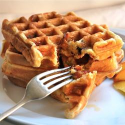 Brown Sugar Bacon Waffles
